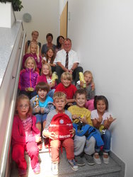 Ferienkinder im Rathaus