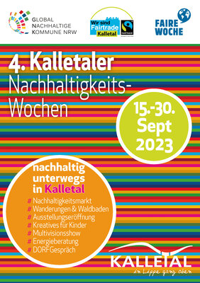 Flyer Nachhaltigkeitswochen 2023