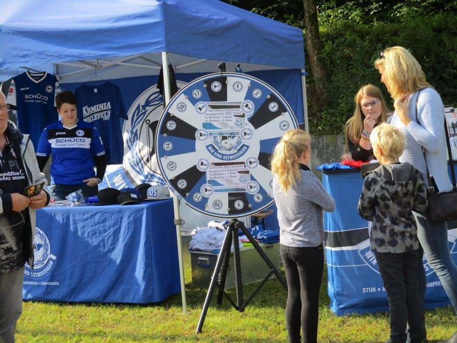 Kunstrasen Glücksrad