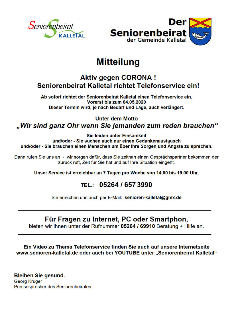 Seniorenbeirat_ MItteilung Telefonservice und internethilfe april 2020