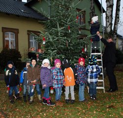 Weihnachtsbaum schmücken 2013
