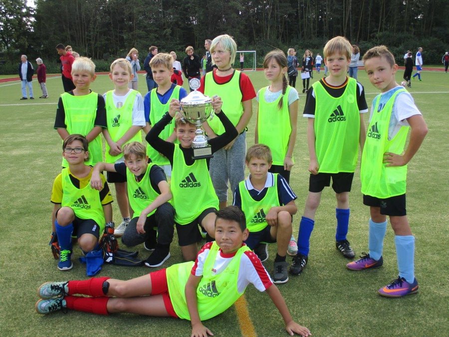 Kunstrasenplatz Gewinnermannschaft