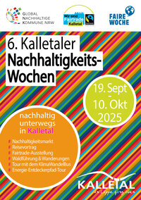 Flyer Nachhaltigkeitswochen 2025 Flyer Nachhaltigkeitswochen 2025
