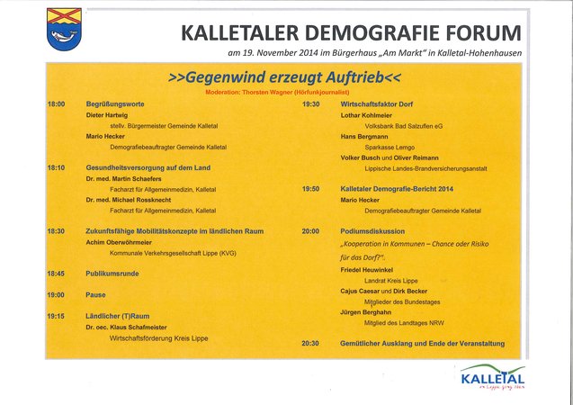Demografie Forum Programm
