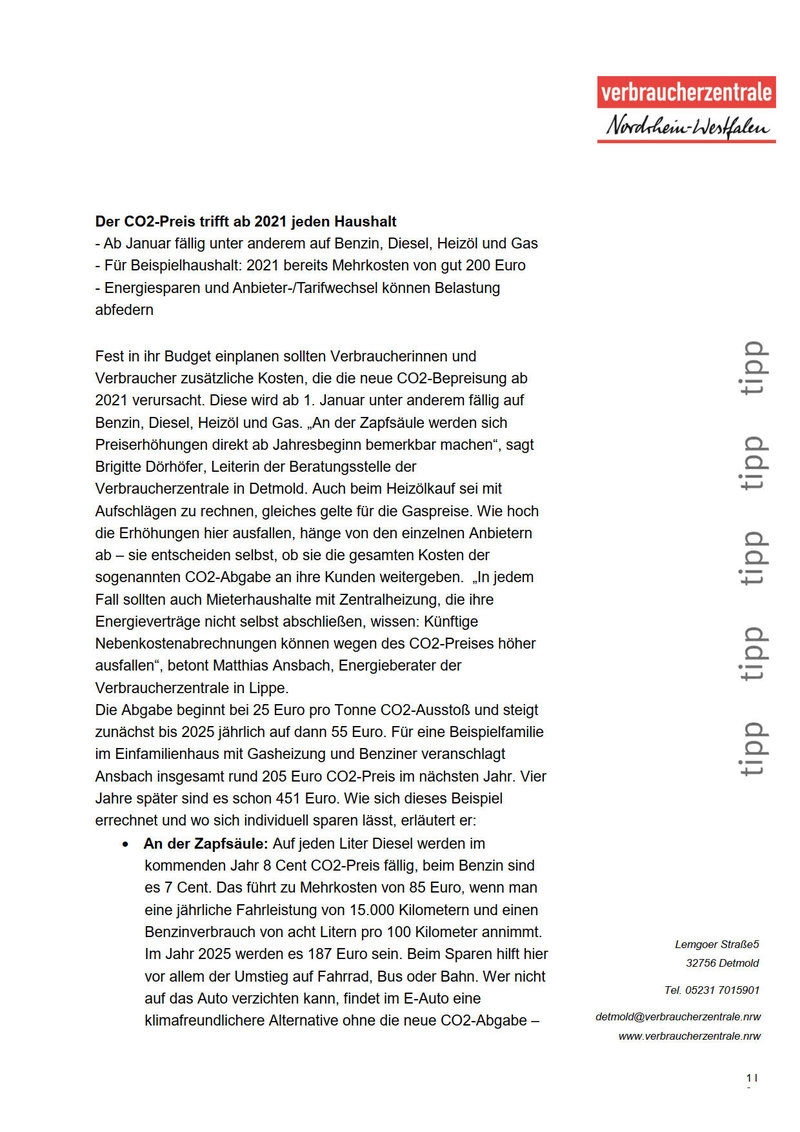 Co2-Preis Nordlippe 1