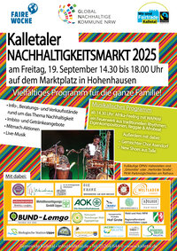 Plakat Nachhaltigkeitsmarkt 2025 Plakat Nachhaltigkeitsmarkt 2025