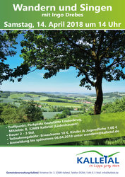 Plakat Wanderprogramm 2018