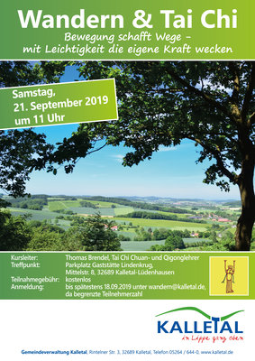 Plakat Wandern und TaiChi_21092019
