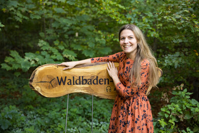 Waldbaden-Pfad-Schild Waldbaden-Pfad-Schild