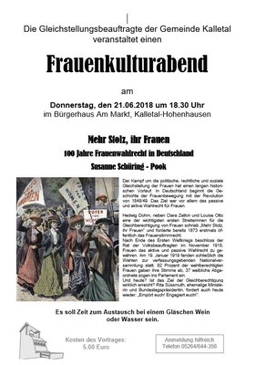 Frauenkulturabend 21