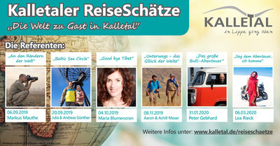 Kalletaler Reiseschätze_die Referenten Kalletaler Reiseschätze_die Referenten