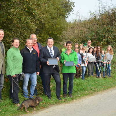 Pressetermin Eröffnung GPS-Pfad Osterhagen