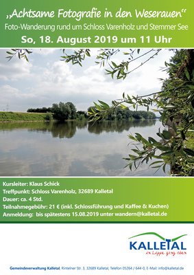 Plakat Fotowanderung